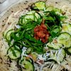 ヴェルの作ってみた!投稿(さっぱり絶品★ゆかりそうめん★きゅうりとしらすの梅肉和え)