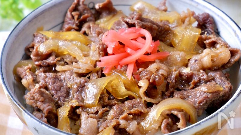 つゆだく牛丼】めちゃめちゃ美味しい♡ | レシピサイトNadia