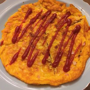 たりおの作ってみた!投稿(簡単副菜☆新たまねぎのチーズオムレツ。)