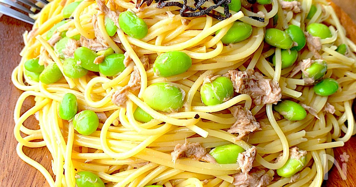 茹でたパスタにあえるだけ 枝豆とツナの和風パスタ By おねこ レシピサイト Nadia ナディア プロの料理家のおいしいレシピ