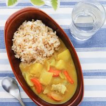 懐かしの味☆学食の黄色いカレー