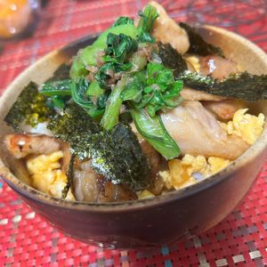 こるくぼーどの作ってみた!投稿(鶏照り焼き丼（焼き鳥丼）)