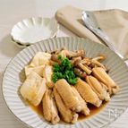 【手羽中とお豆腐の煮込み】調味料は１つだけ。節水、時短！