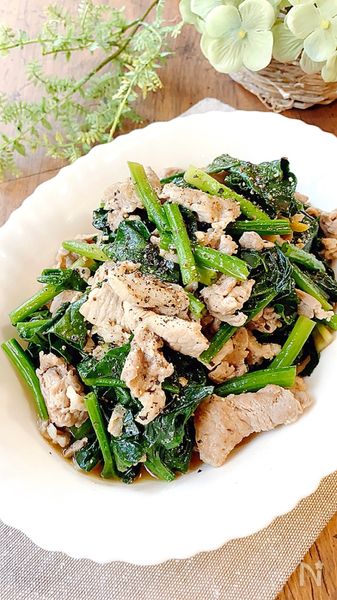 豚肉 ほうれん草