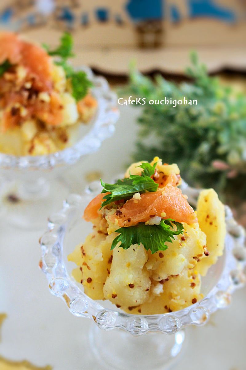 ハニーマスタードサーモンとレインボー野菜のレシピ