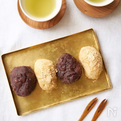 【レンジでつくる】簡単おはぎ(ぼたもち)