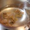 牛肉とザーサイの旨味だしそうめんの工程1