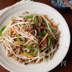 節約＆食欲UP！もやしの豚そぼろ炒め