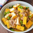 ひき肉と厚揚げ和風あんかけ【ボリューム〇！和風おかず】