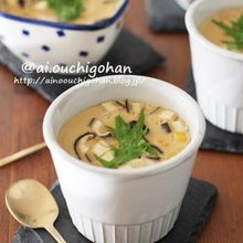電子レンジで簡単♡子供うけ抜群のコーン茶碗蒸し♡