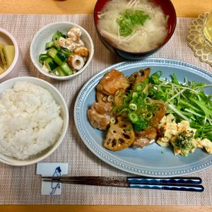 たぁプーの作ってみた!投稿(照りっと甘酢が食をそそる!秋の絶品【鶏れんこんの甘酢炒め】)
