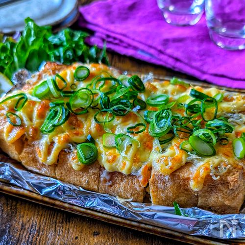 インパクト大♡【あぶらあげのボリュームチーズ焼き】