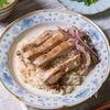 【海南鶏飯】花のアロマ漂う♪