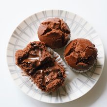 【チョコがとろ〜り】米粉の蒸しパン