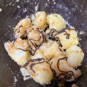 ゆくゆくの作ってみた!投稿(【じゃがいもほくほく塩昆布あえ】安くて簡単すぐ旨い！)