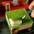 市販のカステラで簡単！抹茶のティラミス（クリームチーズ使用）