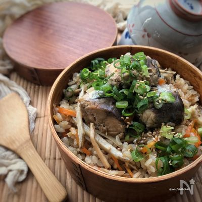 味付け1つ♡簡単♡激うま♡虜になる♡鯖缶de炊き込みご飯♡