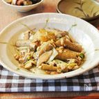 ごぼうと白菜のそぼろあん