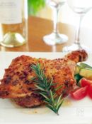 フライパンで骨付ローストきチキン