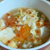 まゆのの作ってみた!投稿(すっぱ辛くてクセになる♡トマトと豆腐の酸辣湯)