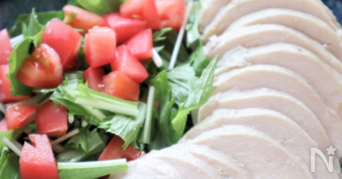 簡単！調味料２つだけ！しっとり柚子こしょうサラダチキン