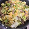 yの作ってみた!投稿(春キャベツと豚こま《甘辛ふわとろ♡てりたま》)