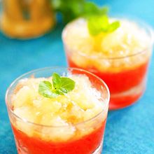 前菜にもオススメ＊2色のグレープフルーツゼリー