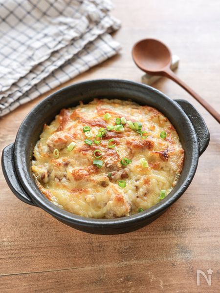 【やまといもと梅の和風チキングラタン】あつあつ♪お腹に優しい