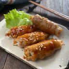【すき焼のたれで】大葉えのきチーズの甘うま豚巻き