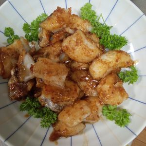 鶏皮坊主の作ってみた!投稿(【鱈のハニーマスタード炒め】リクエストが来る人気おかず♪)