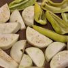 京のおばんざい風♪白なすとバナナピーマンの炒め煮の工程2