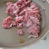 帰宅後10分！【厚揚げとニラの豚キムチ炒め】の工程3