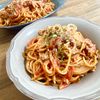 ゆかりの作ってみた!投稿(【ボロネーゼ風♡ひき肉のトマトパスタ】ワンパン&包丁不要♡)