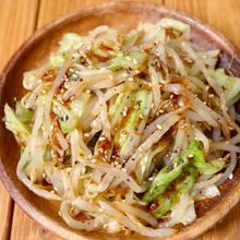 レンジで5分!【もやし×キャベツ旨ダレナムル】やみつき副菜♩