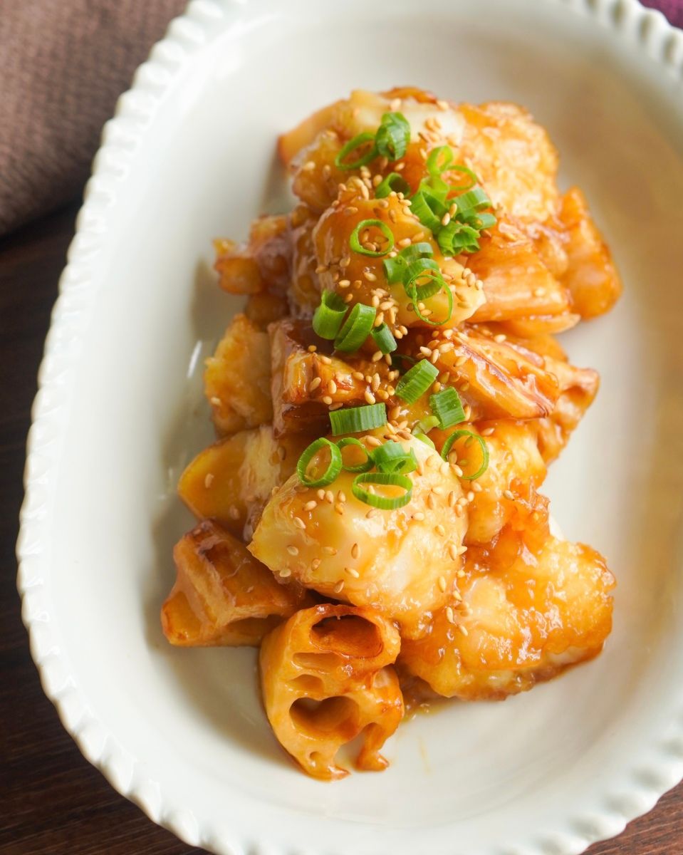 真だらとれんこんの甘酢あんかけ | レシピサイトNadia