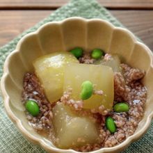 冬瓜と鶏そぼろあんかけ