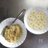 せいろでふわふわ【米粉のバナナココア蒸しパン】朝食•おやつにの工程1