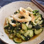 竹輪ときゅうりのだし醤油わさび和え【作り置き】