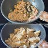 【こんにゃくの豚そぼろぴり辛味噌炒め】旨辛味噌でご飯が進む！の工程2