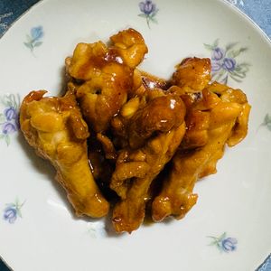 チョビの助の作ってみた!投稿(めんつゆで簡単！＊手羽元のレモンさっぱり照り煮＊)