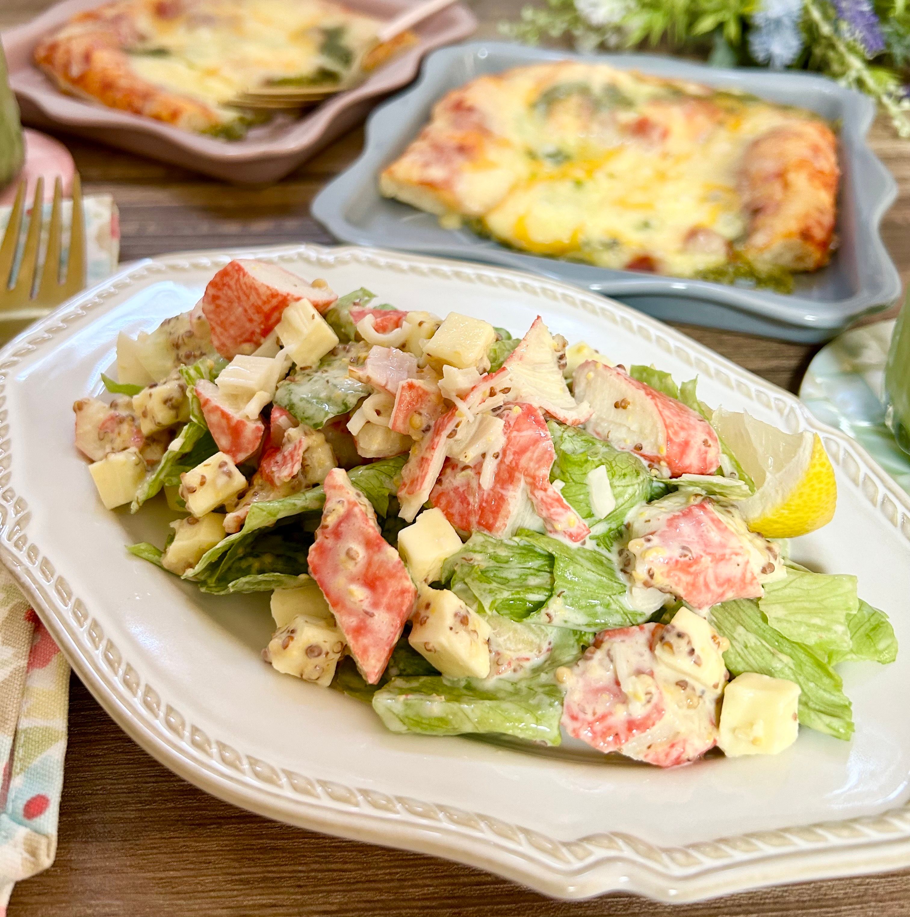 濃厚チーズカニカマサラダ♪至高のご褒美ソース♡の作ってみた！一覧