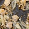 濃厚♡鶏肉と舞茸のクリームパスタの工程3