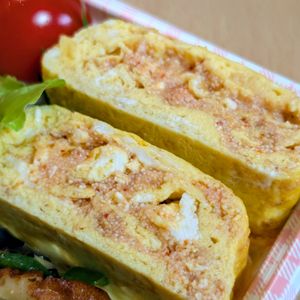 まゆのの作ってみた!投稿(【明太子のだし巻き卵】晩酌にも♪)