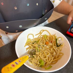 1367045の作ってみた!投稿(【息子の大好物！我が家の基本の塩焼きそば】子供受け抜群♡︎)