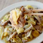 【キャベツと豚こま肉の生姜とろみあん】体ポカポカおかず♪