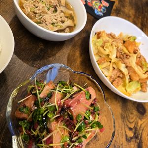 ‪まぁみ🍻🫧‪💛の作ってみた!投稿(ご飯もお酒もすすむ♪『春キャベツと厚揚げのしょうが味噌炒め』)
