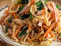 レンジで簡単《切り干し大根と野菜の中華サラダ》