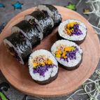 甘辛が美味しい♪ハロウィンカラーのナムル巻きずし（キンパ風）