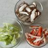ねぎカニカマあんかけうどんの工程1