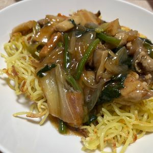 ぽちゃこの作ってみた!投稿(【あんかけ焼きそば】本格！とろ〜り具沢山♩)